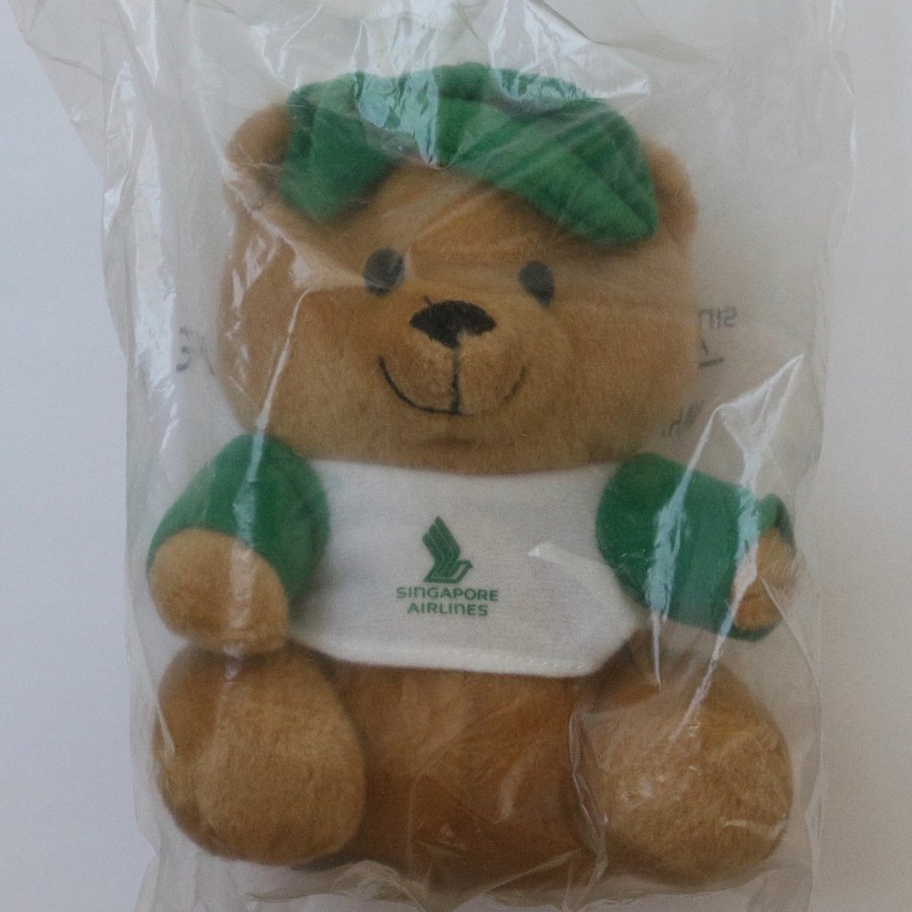 Singapore Airlines Boy Teddy Bear Stuffed Toy